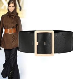 Plus Size Corset Belt Ladies Dress Belts For Women Elastic Cummerbunds Wide Designer Cinturon Mujer Stretch Vintage Big Cintos 2207902669
