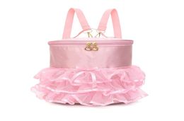 Waterproof Dance Backpack Pink Girls Ballet Sports Bags Ballerina Kids Rucksack Handbag With Cute Ruffled Tutu Skirt Dress4980507