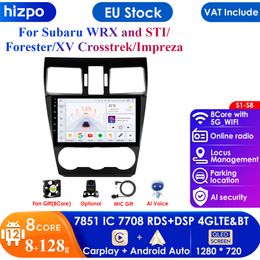 Carplay 4G-LTE 9" Car Radio Android Subaru Impreza WRX STI 2016 XV Crosstek 2018 Forester Multimedia Player GPS 2 Din Stereo DSP