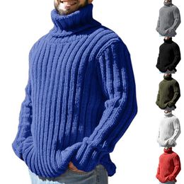 Men's Sweaters Autumn And Winter Turtleneck Sweater Set High-quality Solid Base Simple Casual Colour