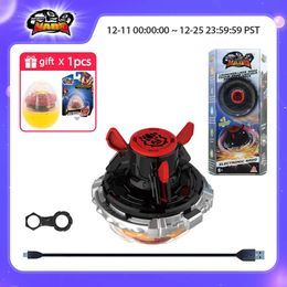 Nado 3 Original Electronic Iron Bear or Boxing Controller Auto Spin Metal Ring Gyro Spinning Top Kids Anime Toy 231228