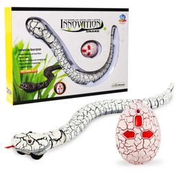 Remote Control Snake Realistic Robot Snake Toy With Infrared Receiver Rc Animal Prank Toy For Children Gifts 231229