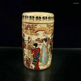 Bottles Old Chinese Powder Colour Porcelain Beauty Pattern Pots Teapot Qianlong Mark
