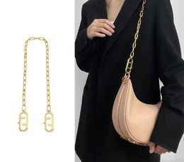 Chain For Bag Selenodont Bag Shoulder Strap Niche Design Armpit Metal Hook Chain High Quality Do Not Fade Bag Strap Accessories 231228