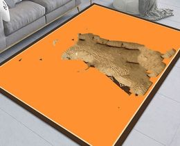 New Living Room Carpet Table Carpet Orange Feeling Bedroom Bedside Blankets