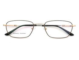Fashion Sunglasses Frames Women Square Eyeglasses For Men Metal Glasses Full Rim Rx Eyeglass Memory Lightweight EyFlexible Eyewear7418588