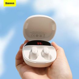 Earphones Baseus WM01 Plus LED Digital Display True Wireless Earphone TWS Bluetooth 5.0 Earphones Earbuds Stereo Sports Headsets Headphone