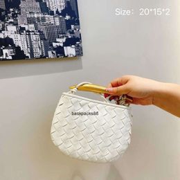 Designer yellow clutch bag design sardine bag vintage woven bag wallets for women fashion metal handle shoulder bag Botteega Venet bag handbags lDN6V