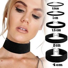 Choker Korean Fashion Velvet Necklace For Women Punk Gothic Elegant Sexy Black Collar Ribbon Neck Jewellery Accessories Gift