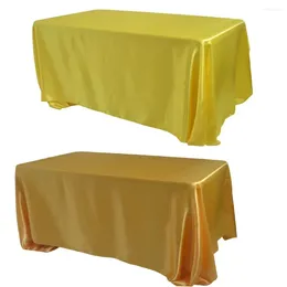 Table Cloth Rectangular Satin Washable Polyester Tablecloth Wedding Mariage Party Decoration Christmas Dining Cover(White/Blue/Green)