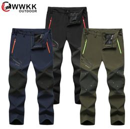 Waterproof Hiking Pants Men Softshell Fishing Camping Climb Ski tactical Trousers Summer Winter Breathable Outdoor Pant6302953
