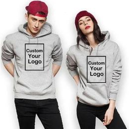 Your OWN Design Fleece Hoodies DIY Brand or Picture Custom Men Pullover DIY Female Sweatshirt Unisex Men Women Clothes 231229