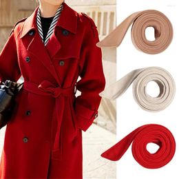 Belts Winter Overcoat Decoration Double-Sided Waist Belt For Unisex Classical Faux Wool Long Strap Washable Woollen Ladies