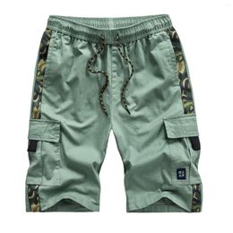 Men's Shorts Mens Cargo 2024 Side Multi-pockets Men Loose Work Casual Short Pants Male Plus Size Summer Outdoor