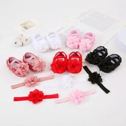 First Walkers 0-18M Baby Girls Shoes Lace Bow Spring Toddlers Prewalkers Cotton Shoe Pography Infant Soft Bottom