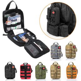 Bags Outdoor Bags First Aid Kit Tactical Molle Bag Military EDC Waist Pack Hunting Camping Climbing Emergency Survival 230609