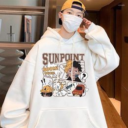 Women's Hoodies American Funny Doodle Cartoon Hoodie Hip Hop Graphic Sweatshirt Y2K Top Men Women Autumn Winter Clothes Haruku Kawaii