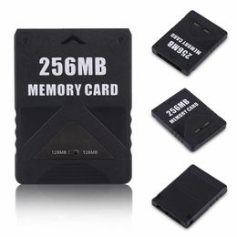 Black 256MB Memory Card for PS2 PLAYSTATION 2 Save Game Data Memory Stick Module 256 MB DHL FEDEX UPS FREE SHIPPING