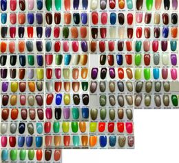 209 Colors Available 6x SoakOff Nail Art UV LED gel polish 1x top coat 1x base primer coat Soak Off Curing Varnish HIGH Q5319355