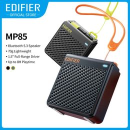 Speakers Edifier Mp85 Portable Bluetooth Speaker 70g Lightweight Bluetooth 5.3 Wireless Speaker App Control Eq Settings Camping Speaker