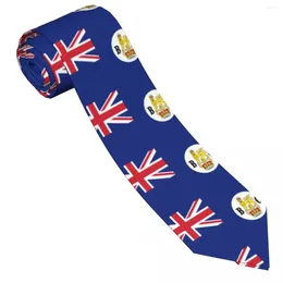 Bow Ties Casual Arrowhead Skinny Flag Of The Colony British Columbia Necktie Slim Tie For Men Accessories Simplicity Formal
