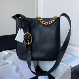 10A super Original quality women chain Caviar Lambskin shoulder bag luxurys designers shopping bag Classic fashion Crossbody Hippie Hangbag lady purse free shippi