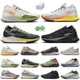 Pegasus Trail 4 Men Women Running Shoes React Sneaker Barely Grape Orange Black Wolf Grey Volt Light Bone Smoke Peach Cream Coconut Milk Mens Trainers Sports Sneakers