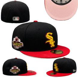 Hot New Fitted hats Snapbacks hat Adjustable baskball Caps All Team Unisex utdoor Sports Embroidery Cotton flat Closed sun cap mix order size 7-8 G-20