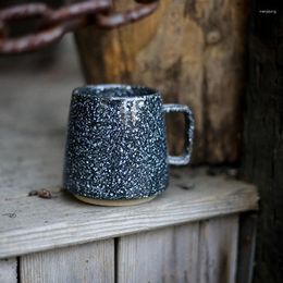 Mugs Japan Retro Ceramic Cofee With Handle Handmade Travel White Coffee Mug Cups Eco-Friendly Afternoon Tea Tazas De Cafe