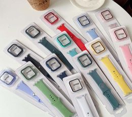 Smart Straps tempered film hard case for watch band 42mm 38mm 44mm 40mm iwatch Series 4321 wrist bands bracelet5195707