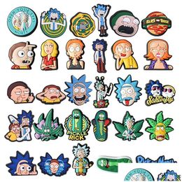 Charms Wholesale Pvc Cartoon Shoe Clog Pins Buttons Jibbitz Charm Accessories Drop Delivery Jewelry Findings Components Dhh0W