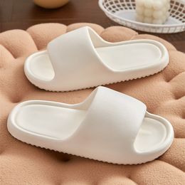 foam runners Home Slippers Women Thick Soled EVA Soft Indoor Ladies Flats Shoes Summer Beach Couple Outdoor Slippers Anti-slip Slides