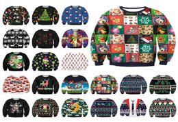 2020 Ugly Christmas Sweater Pullover Sweaters Jumpers Tops Men Women Autumn Winter Clothing 3D Funny Printed Hoodies Sweatshirts3117456