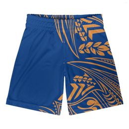 Men's Shorts Polynesian Tribal Fijian Totem Tattoo Fiji Prints Mens Running Fitness Fast-drying Trend Pants Loose Basketball Training