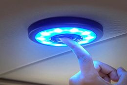 Novelty Items Rechargeable Wireless LED Car Interior Ceiling Dome Light USB Charging Roof Magnet Lamp Touch Type Birthday Gifts9520550