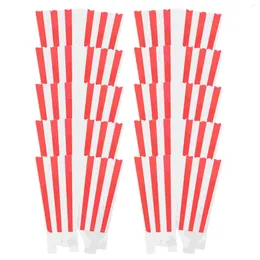 Dinnerware Sets 24 Pcs French Fries Box Party Snack Container Movie Night Supplies Popcorn Containers Candy Fried Paper Bucket For