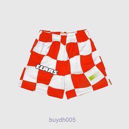 2024 Mens and Womens Fashion Beach Shorts West Coast Designer Ericemanuelsshorts American Brand Ee Fitness Grid Colour Block Sports Leisure Street Hiphop Overs Z0wo