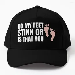 Ball Caps Do My Feet Stink Or Is That You Funny Sarcastic Design Baseball Cap Wild Hat Sunhat Fashion Beach Women's Visor Men's