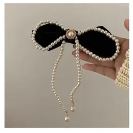 Hair Clips Bowknot Bands Long Ribbon Accessories Pearl Hairpin Small And Delicate Designed 2023 Trendy Women's