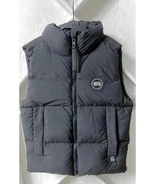 Gilet da uomo Cappotti Giacca da uomo firmata Gilet d'oca canadese Materiale piuma Cappotto allentato Giacca invernale Cappotto da esterno per uomo e donna Y2