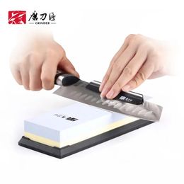 Sharpeners TAIDEA GRINDER Corundum Whetstone Knife Sharpening Stone Double TwoSided Sharpener With flattening stone and knife clip h5