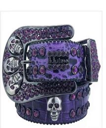 Fashion Belts for women mens designer simon Shiny Rhinestones Multicolor31392515566
