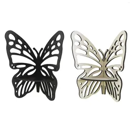 Decorative Plates Butterfly Corner Shelf Wall Mounted Gift Shape Storage Rack For Bedrooms Dorm Home Bathroom Decor