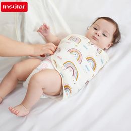 Blankets Bilayer Baby Sleeping Bag Born Swaddle Tie Anti Startle Jump Sleep Sack Summer Thin Cotton Soft Diaper Changing