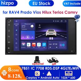 Android Autoradio Car Radio Gps Navigation Universal 7inch Stereo Wifi 2din for Crown Allion Auris Hiace Celica Highlander Yaris