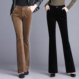 Women's Pants Corduroy For High Work Suit Clothes Y2k Women