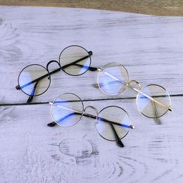 Sunglasses Round Metal Glasses For Computer Anti Blue Ray Frame Women Men Eyeglasses Transparent Spectacles Oculos De Grau