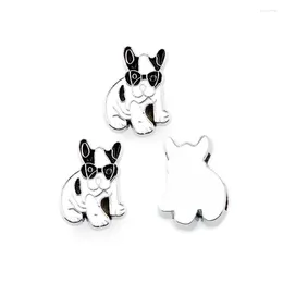 Pendant Necklaces 50PCS 8MM Enamel Cool Dog Slide Charms Letters Fit Wristbands Collar Belts DIY Accessory