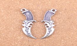 17pcs Antique Silver Bronze Plated dagger Charms Pendant DIY Necklace Bracelet Bangle Findings 5012mm8371728