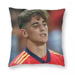 Pillow Pablo Gavi Sport Spain Football Pillowcase Double-sided Printing Fabric Decor Throw Case Cover Bed 45X45cm